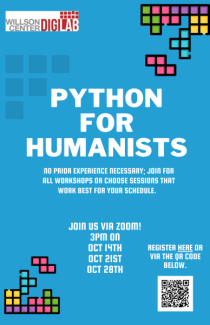 Python for Humanists Flyer