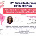 PILAR CHAMORRO Linguistics and Romance Languages University of Georgia. Saturday, February 17, 2024 - 1:30pm Zell B. Miller Learning Center, Room 248 Special Information: 27th Annual Conference on the Americas. Plenary Session