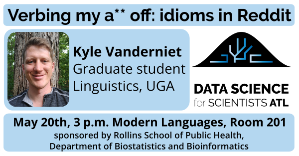 Event Flyer of Kyle Vanderniet's talk at Emory University