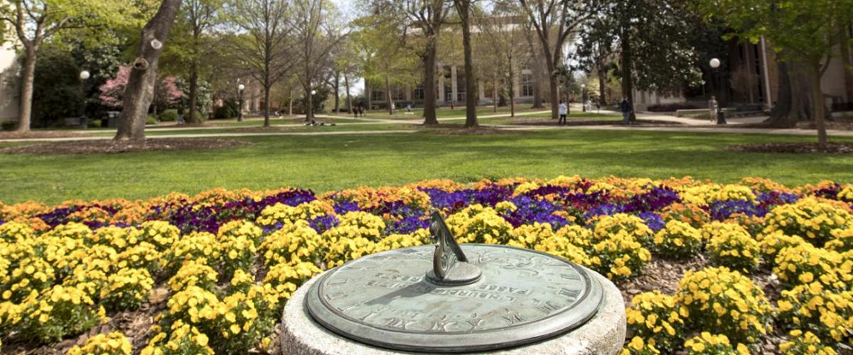University of Georgia Garden Sundial