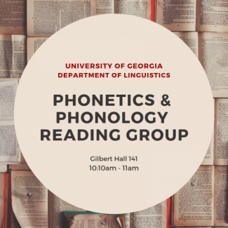 Phonetics & Phonology Reading Group